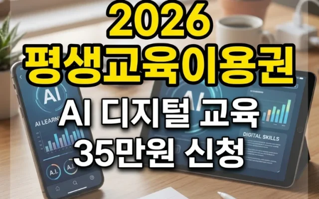 서울시 평생교육이용권 2차 신청, 최대 35만원 유형별 신청처·기간 총정리