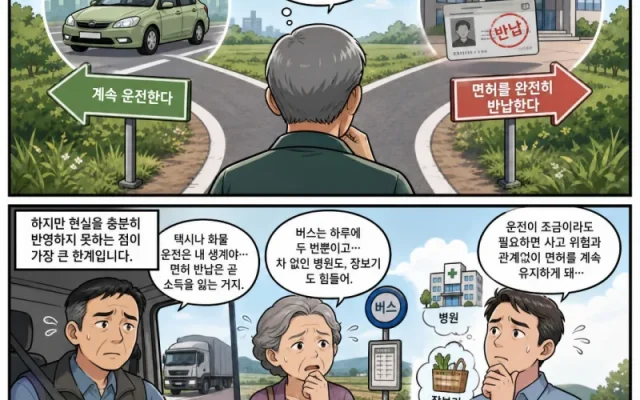 고령운전자 면허 반납 지원금 2026 총정리｜지역별 금액·신청방법·조건부 면허까지