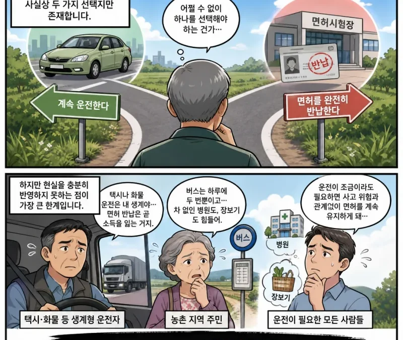 고령운전자 면허 반납 지원금 2026 총정리｜지역별 금액·신청방법·조건부 면허까지