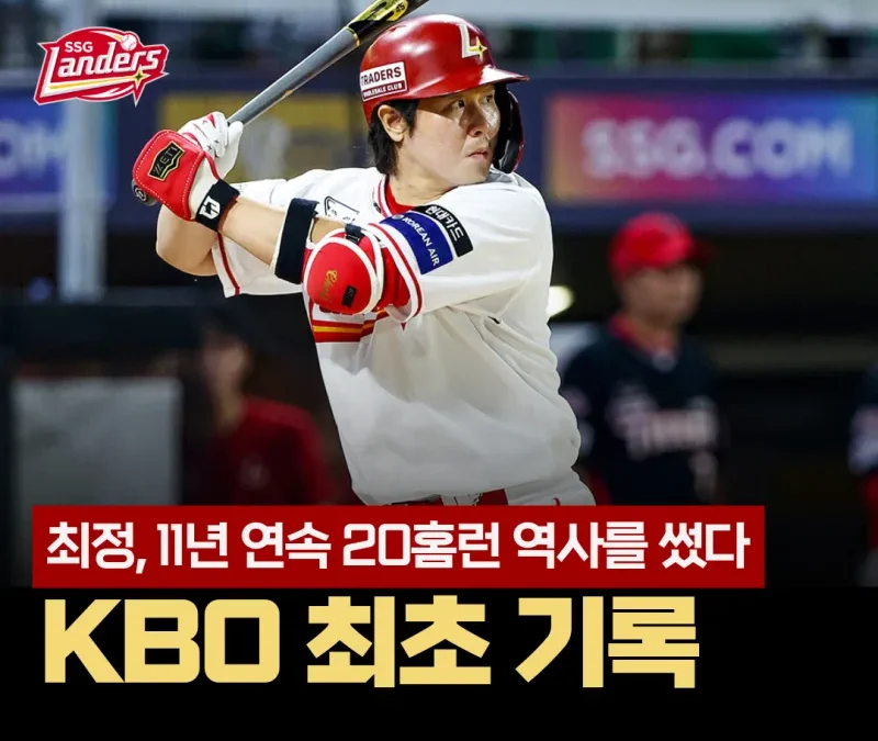 최정 골반 통증 1군 말소 총정리, 11시즌 연속 20홈런 다음날 벌어진 일