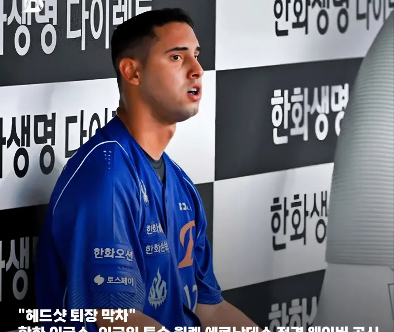 한화 에르난데스 웨이버 공시 총정리, 헤드샷 퇴장부터 대체 외국인 투수 전망까지