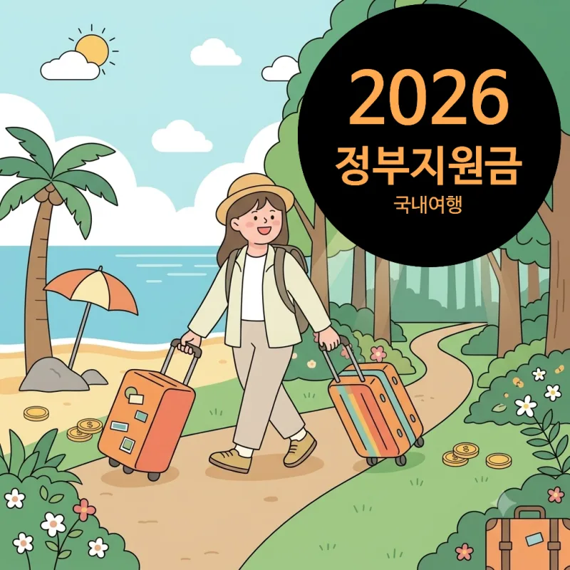 2026 국내여행 지원금 5종 총정리, 7월 22일 지금 남은 건 이것뿐