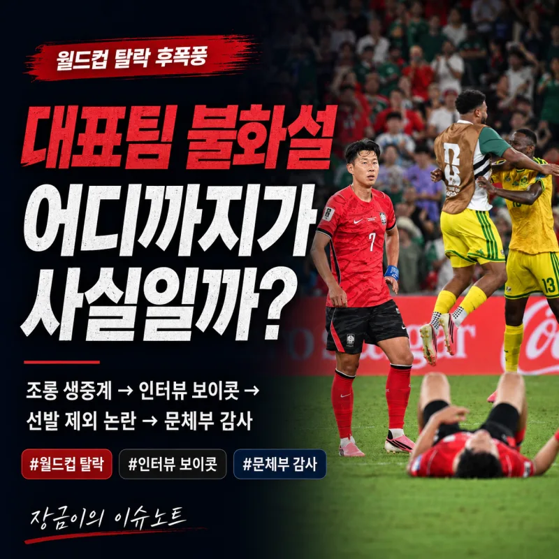 손흥민 인터뷰 보이콧, 재일교포 기자 신무광 쓴소리 총정리 (황인범·오현규 취재 실종 논란)