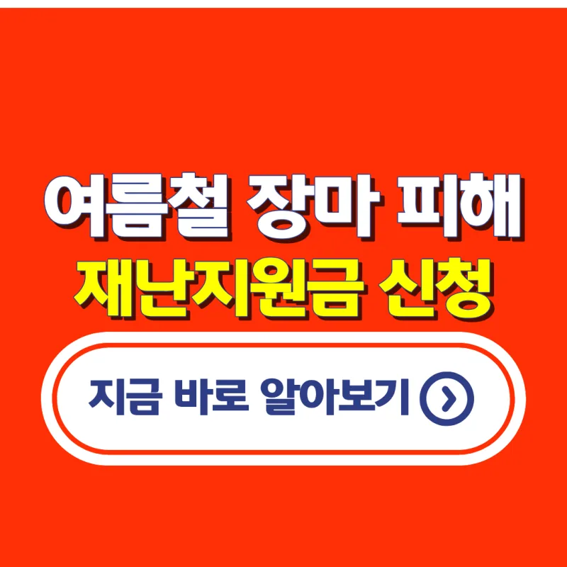 폭우 재난지원금 신청방법 총정리, 피해신고 10일 기한과 소상공인·농가 서류 정리